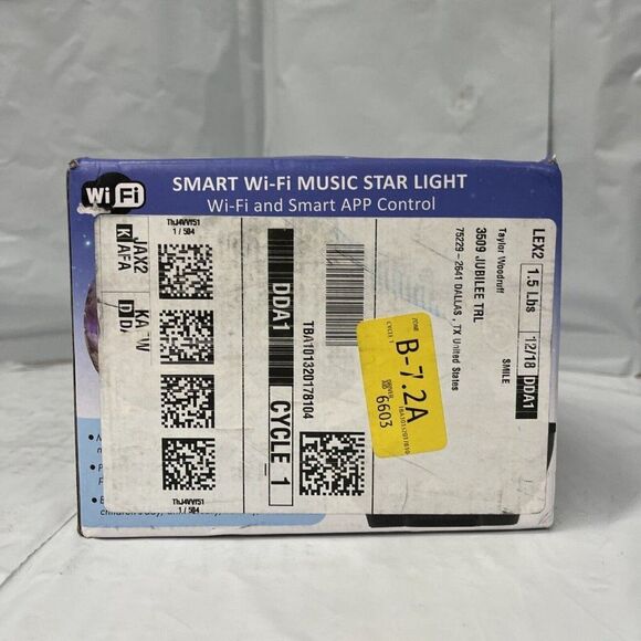 Lacoco BL-XK01 Bluetooth Music Speaker Galaxy Projector Star Night Light NS108 - Picture 4 of 7